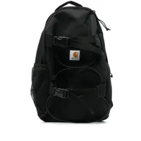 carhartt wip sac à dos zippé à patch logo - noir