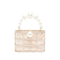 rosantica mini sac à main holli à ornements de perles artificielles