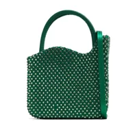 le silla mini sac à main ivy à ornements en cristal - vert