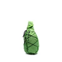 c.p. company sacoche nylon b à lien de resserrage - vert
