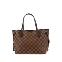 louis vuitton pre-owned sac cabas neverfull pm (2012) - marron