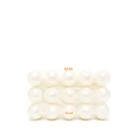 cult gaia pochette bubble à perles artificielles - tons neutres