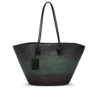 altuzarra grand sac cabas watermill à design tressé - noir
