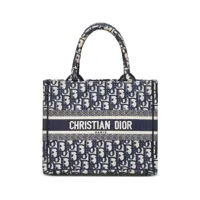 christian dior pre-owned sac à main oblique book pre-owned (2022) - bleu