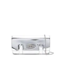 mulberry pochette east west bayswater - argent