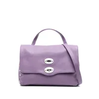 zanellato sac à main postina à rabat - violet