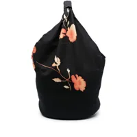 our legacy sac cabas à imprimé night flower bouquet - noir