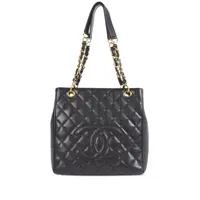 chanel pre-owned sac cabas petite shopping (2003) - noir