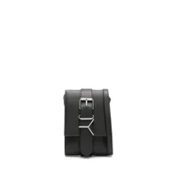 y/project pochette en cuir à ceinture y - noir