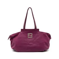 fendi pre-owned sac à main chain en cuir - violet