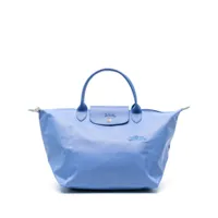 longchamp sac cabas le pliage médium - bleu