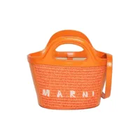 marni kids mini sac à main tropicalia - orange