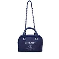 chanel pre-owned sac à main cambon (2014-2015) - bleu