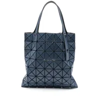bao bao issey miyake sac cabas à empiècements géométriques - bleu