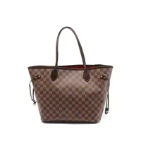 louis vuitton pre-owned sac cabas neverfull mm pre-owned (2011) - marron