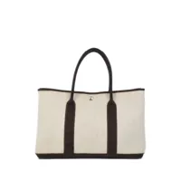 hermès pre-owned sac cabas garden party pm pre-owned (2004) - tons neutres