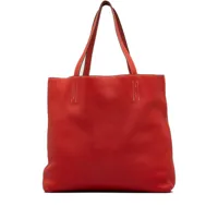 hermès pre-owned sac cabas double sens 36 en cuir pre-owned (2014) - rouge