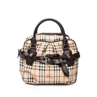 burberry pre-owned sac à main belted boston - tons neutres