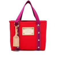 louis vuitton pre-owned sac cabas antigua cabas pm pre-owned - rouge