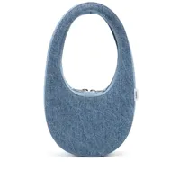 coperni sac à main mini swipe en jean - bleu