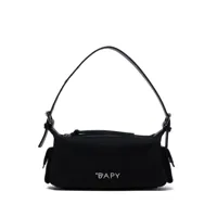 bapy by *a bathing ape® sac cabas à plaque logo - noir