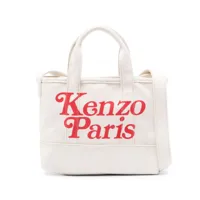kenzo x verdy utility sac cabas en toile - blanc