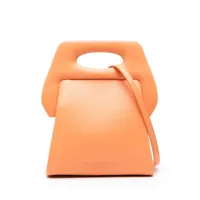 themoirè sac à main clori en cuir artificiel - orange
