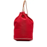 hermès pre-owned sac seau polochon mimile pre-owned - rouge