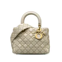 christian dior pre-owned sac cabas lady pre-owned (2016) - blanc