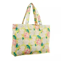 ted baker sacs en bandoulière, kathyy floral printed canvas tote bag en multicolore - cabaspour dames