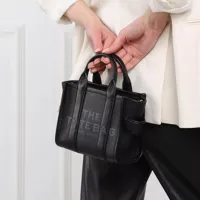 marc jacobs sacs portés main, leather tote bag en noir - totespour dames