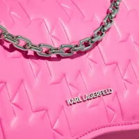 karl lagerfeld petits sacs à main, k/seven element shb embossed en rose pâle - pochettespour dames