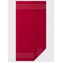 serviette qualité luxe - wäschepur - rouge