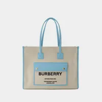 tote bag freya - burberry - coton - white