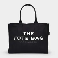 the large tote bag - marc jacobs - coton - noir