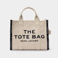 the small tote bag jacquard - marc jacobs - coton - warm sand