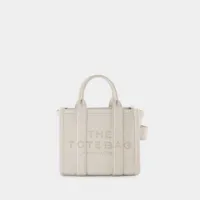 tote bag the micro tote - marc jacobs - cuir - argent
