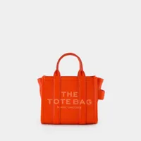 tote bag the micro tote - marc jacobs - cuir - orange