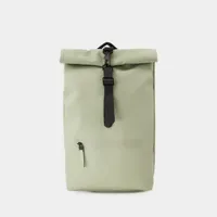 sac à dos rolltop rucksack - rains - synthétique - vert