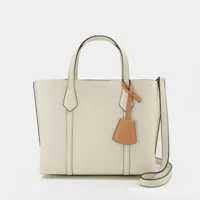 tote bag perry small - tory burch - cuir - new ivory