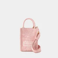 tote bag mini athena - versace - coton - rose