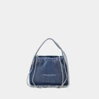 sac à main ryan small bag - alexander wang - coton - bleu