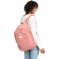 cosy nature - grand sac à dos en velours côtelé pour femme - rose - roxy