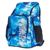 funky trunks space case backpack bleu
