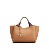 tod's- t timeless mini leather tote bag