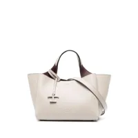 tod's- t timeless mini leather tote bag
