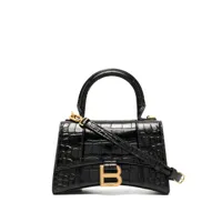balenciaga- hourglass xs leather handbag