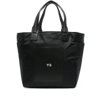 y-3- logo tote bag