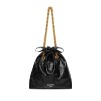 balenciaga- crush small leather tote bag