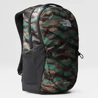 the north face sac à dos jester deep grass green painted camo print-asphalt grey taille taille unique